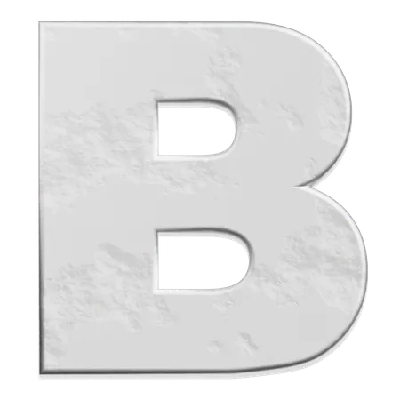 アルファベットb  3D Icon