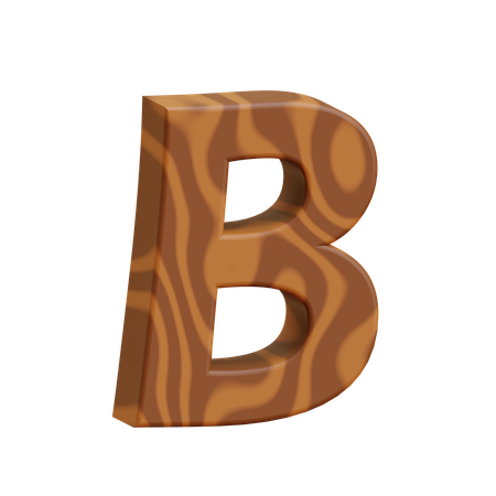 Alphabet B  3D Icon