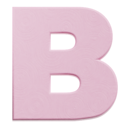 Alphabet B  3D Icon