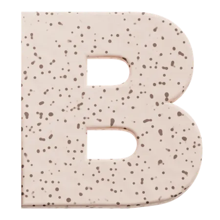 Alphabet B  3D Icon