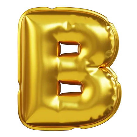 Alphabet B  3D Icon