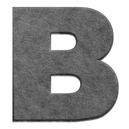 Alphabet B  3D Icon