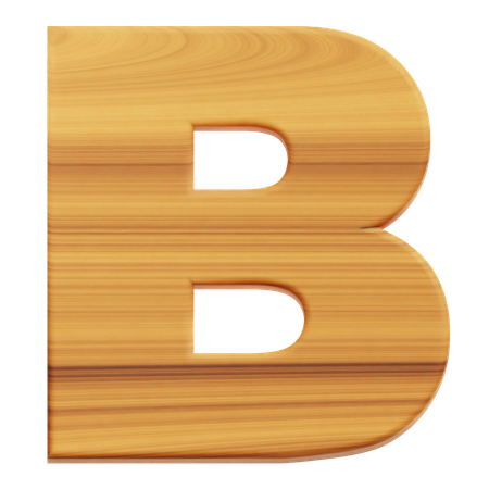 Alphabet B  3D Icon