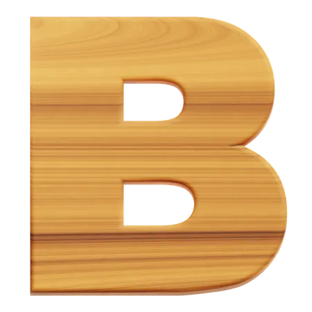 Alphabet B  3D Icon