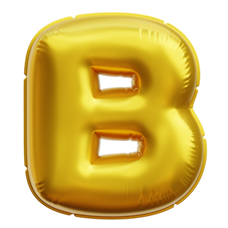 Alphabet B  3D Icon