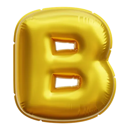 Alphabet B  3D Icon