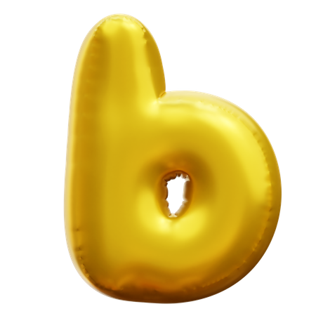 Alphabet B  3D Icon