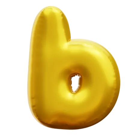 Alphabet B  3D Icon