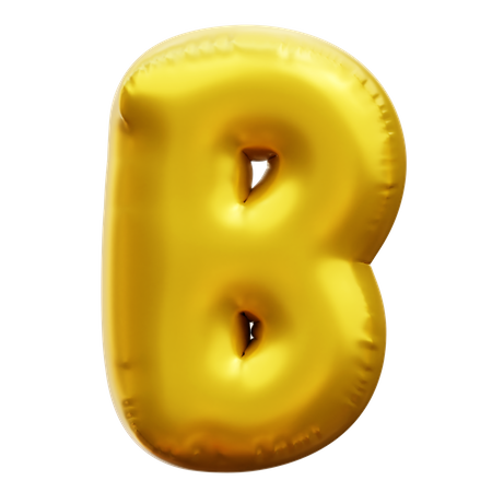 Alphabet B  3D Icon