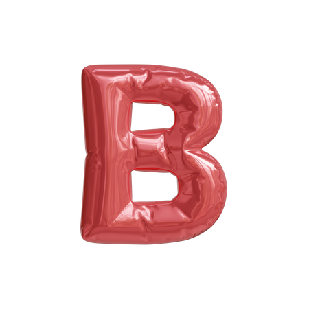 Alphabet B  3D Icon