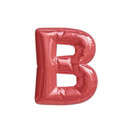 Alphabet B  3D Icon