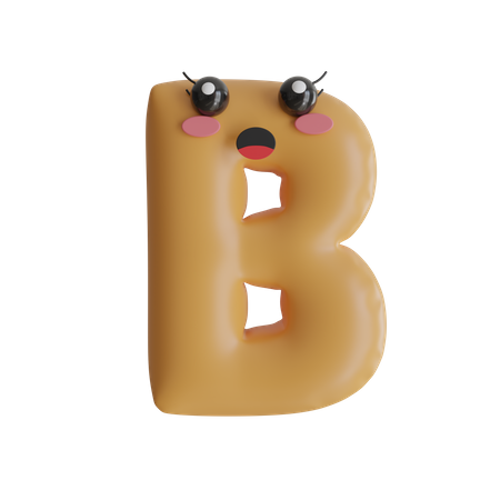 Alphabet B  3D Icon