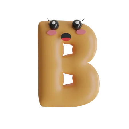 Alphabet B  3D Icon