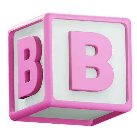 Alphabet B  3D Icon