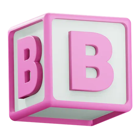 Alphabet B  3D Icon