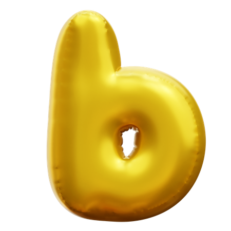 Alphabet B  3D Icon