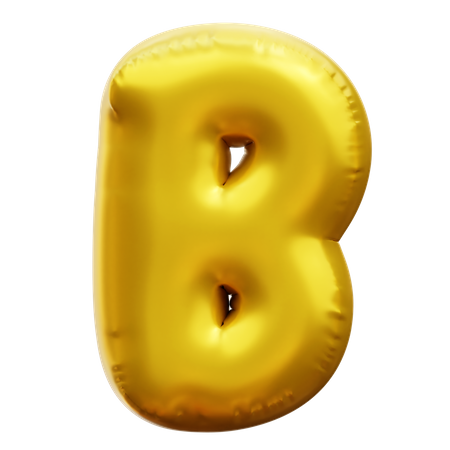 Alphabet B  3D Icon