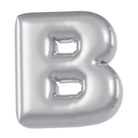 알파벳 b 풍선  3D Icon