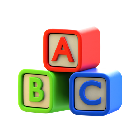 Alphabet block  3D Icon