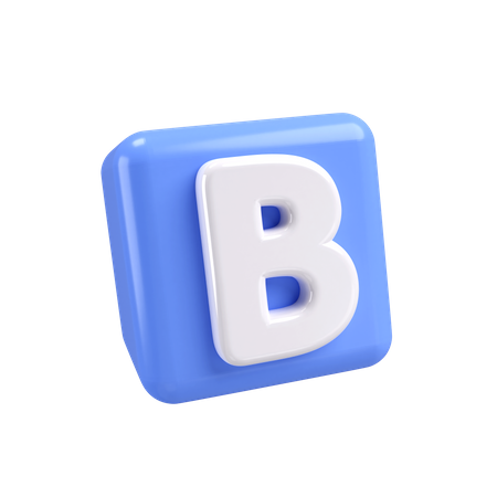 Alphabetblock  3D Icon