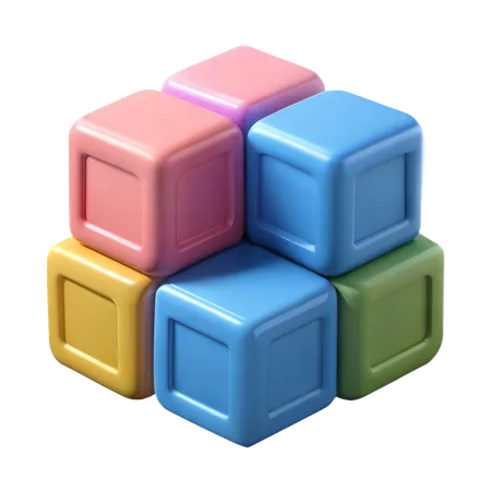 Alphabetblöcke  3D Icon