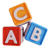 3ds for alphabet blocks