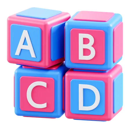 Alphabet Box  3D Icon