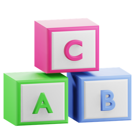 Alphabet-Box  3D Icon