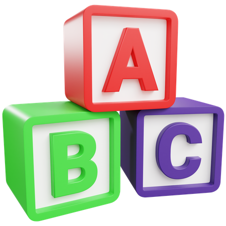 Alphabet Box Toy  3D Icon