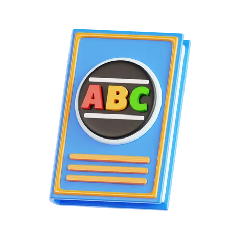 Alphabet-Buch  3D Icon