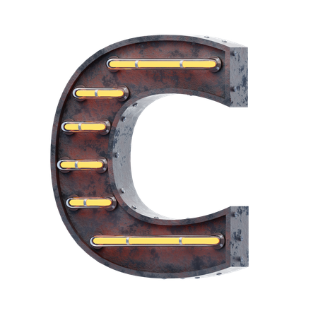 Alphabet c  3D Icon