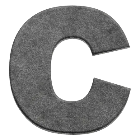 アルファベット c  3D Icon