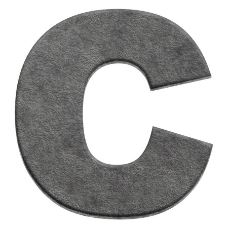 Alphabet C  3D Icon