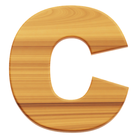 Alphabet C  3D Icon