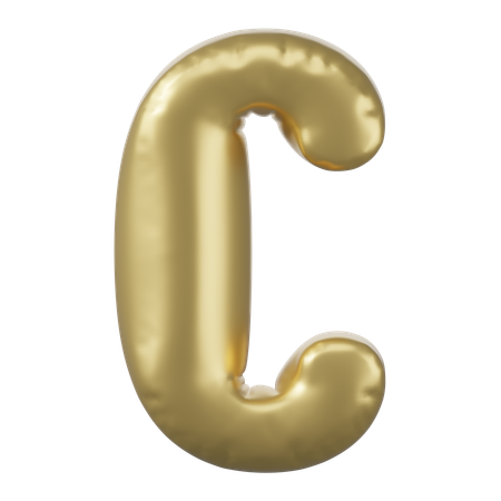 Alphabet C  3D Icon