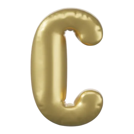 Alphabet C  3D Icon