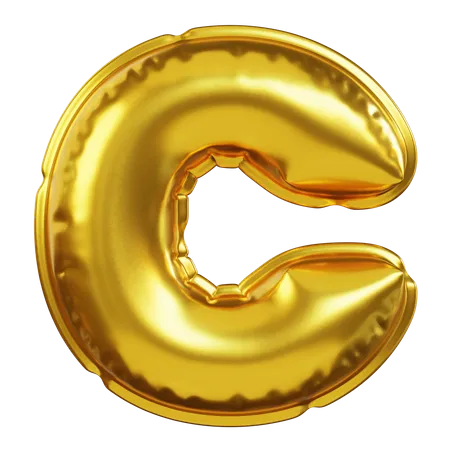 Alphabet C  3D Icon