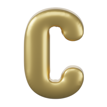 Alphabet C  3D Icon