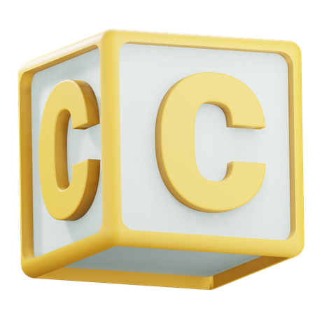 Alphabet C  3D Icon