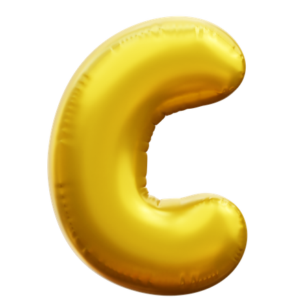 Alphabet C  3D Icon