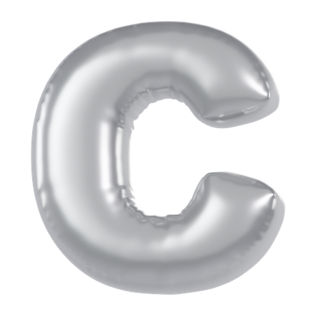 Ballon alphabet c  3D Icon