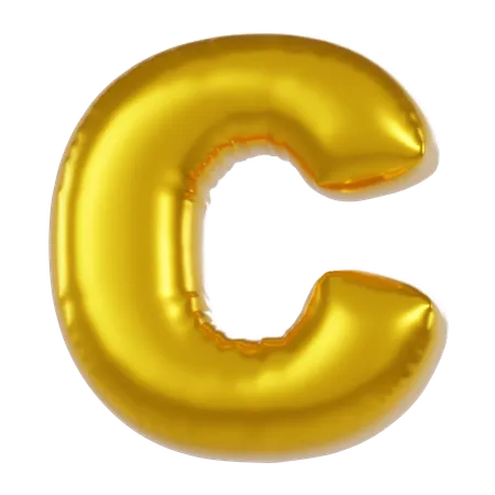 Ballon alphabet c  3D Icon