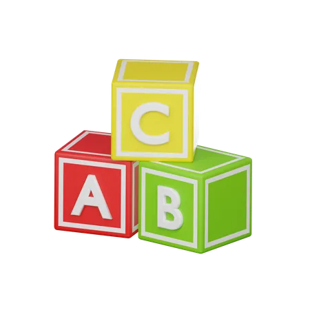 Alphabet Cube 3 D Icon 3D Icon