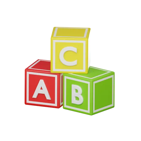 Alphabet Cube  3D Icon