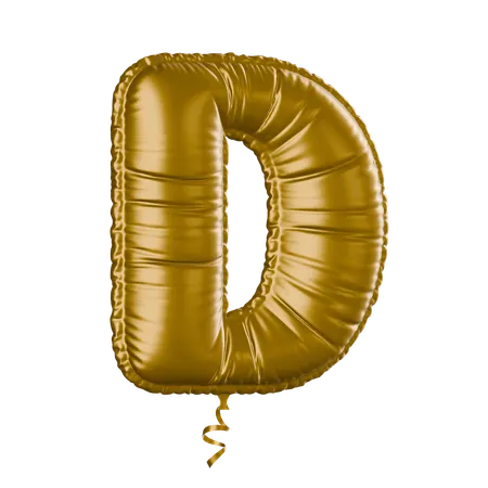 Alphabet D  3D Icon