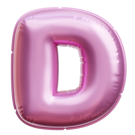 Alphabet D  3D Icon