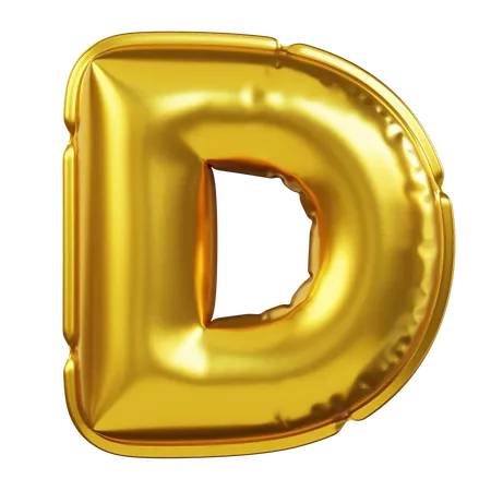 Alphabet D  3D Icon