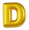 Alphabet D Balloon