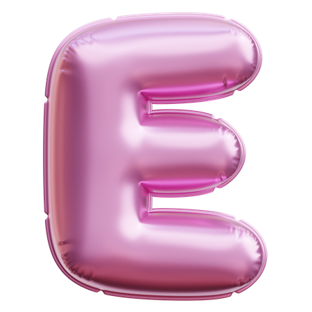 Alphabet E  3D Icon
