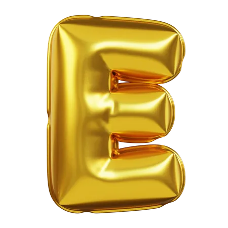 Alphabet E  3D Icon